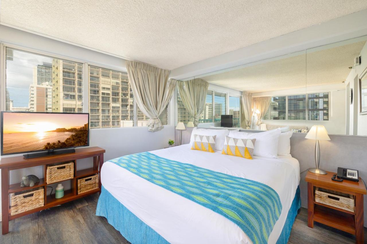Beautiful Studio In The Heart Of Vibrant Waikiki โฮโนลูลู ภายนอก รูปภาพ
